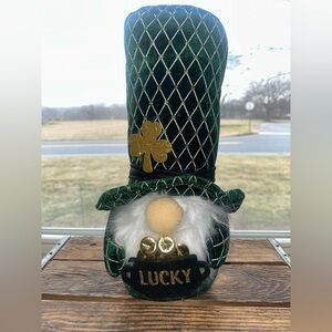 Green and Gold St. Patrick's Day Gnome Decor - Pot of Gold